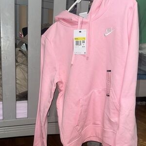 Nike Light Pink Pullover Hoodie Women’s SMALL